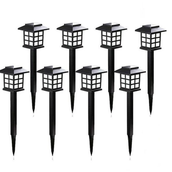 

8PCS LED Solar Street Light Outdoor Waterproof Garden Lawn Light, Garden Landscape Road Courtyard Terrace Walkway
