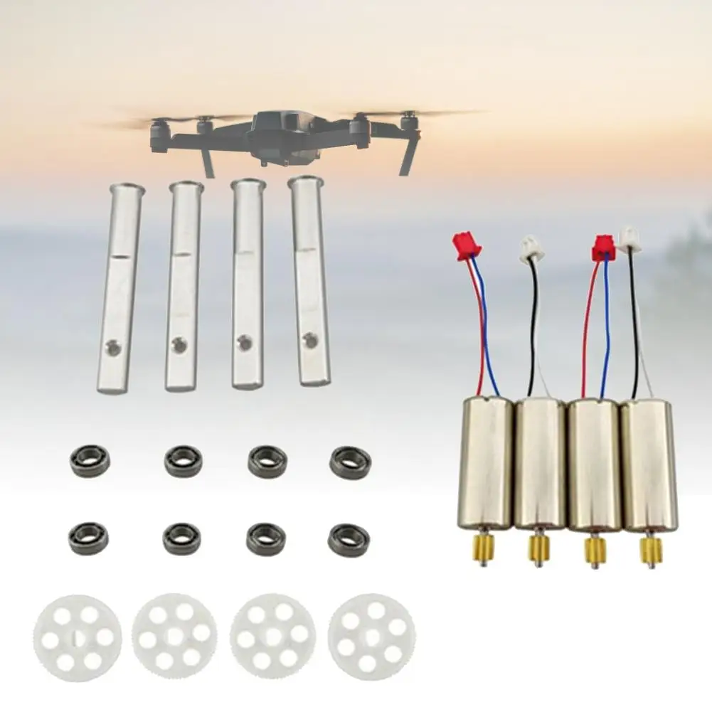 

UDIRC U52G D50 Quadcopter Remote Control UAV Spindle Large Gear Motor Bearing Spare Parts Gear Motor Bearing Complete Set