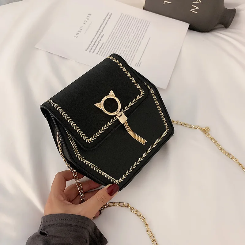 

Online Celebrity Chain Small Bag Women's 2020 Popular New Style Korean-style Shoulder Bag Versitile Fashion GIRL'S Shoulder Bag