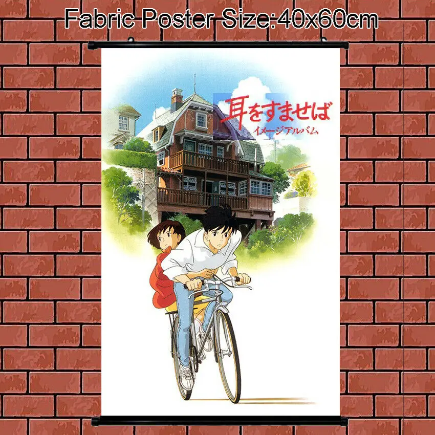 Плакат настенный свиток шепот сердца Мими Wo Sumaseba Amasawa Seiji 60x40 см