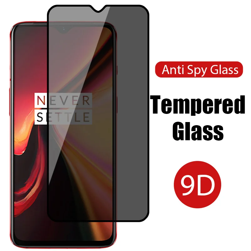 Полное покрытие Анти-шпион закаленное стекло для Xiaomi redmi примечание 9 8 7 6 Pro Max