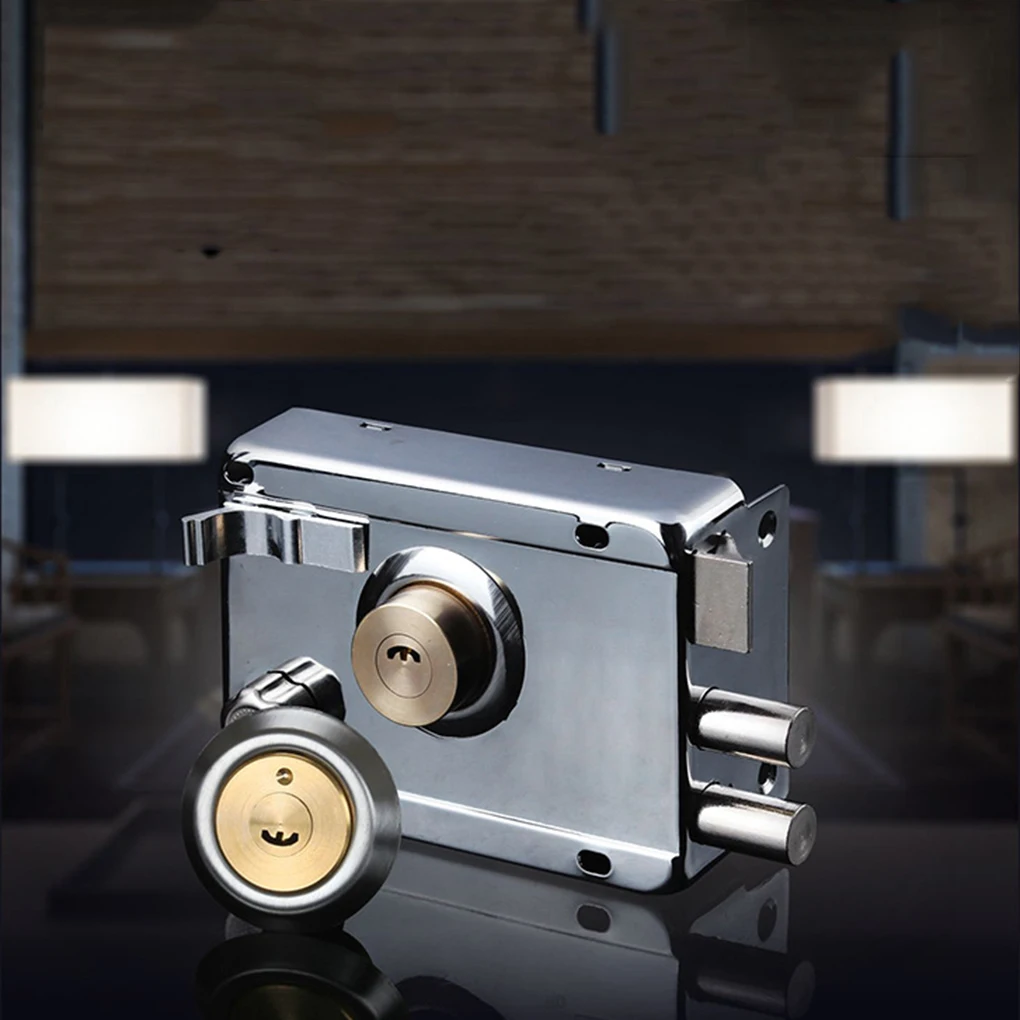 Ordinary Household Exterior Stainless Steel Door Locks Old-Fashioned Security Anti-Theft Universal Dormitory Door Lock Hardware afbeelding