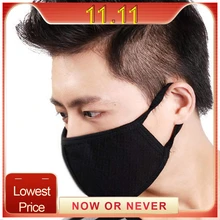 3PcsMouth маска из хлопка милый PM2.5 Анти-Туман Маска Black Dust фильтр ветронепроницаемая маска для лица, муфельной бактерий гриппа ткань Respirato# B