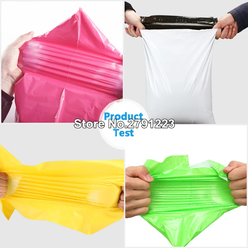 28*42cm 100Pcs/Lot Plastic Envelope Self-seal Adhesive Courier Storage Bags White Black Gray Color Poly Mailer Shipping Bags