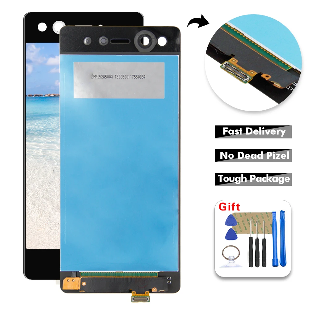 

5.2'' For ZTE Z999 LCD Touch Screen Digitizer Senor Assembly for ZTE Axon M Z999 Display 5.2 "Replacement +Free Tools