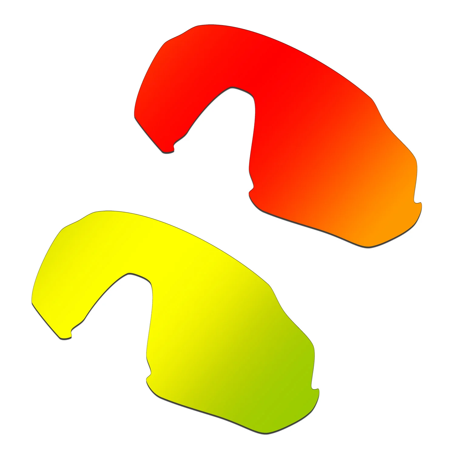 

Поляризованные Сменные линзы HKUCO для солнцезащитных очков с шагом радара красные/синие 2 пары