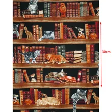 Хлопковое стеганое одеяло с принтом и крашеным рисунком кота, ручная роспись, ограниченная полка, импортированная из Японии