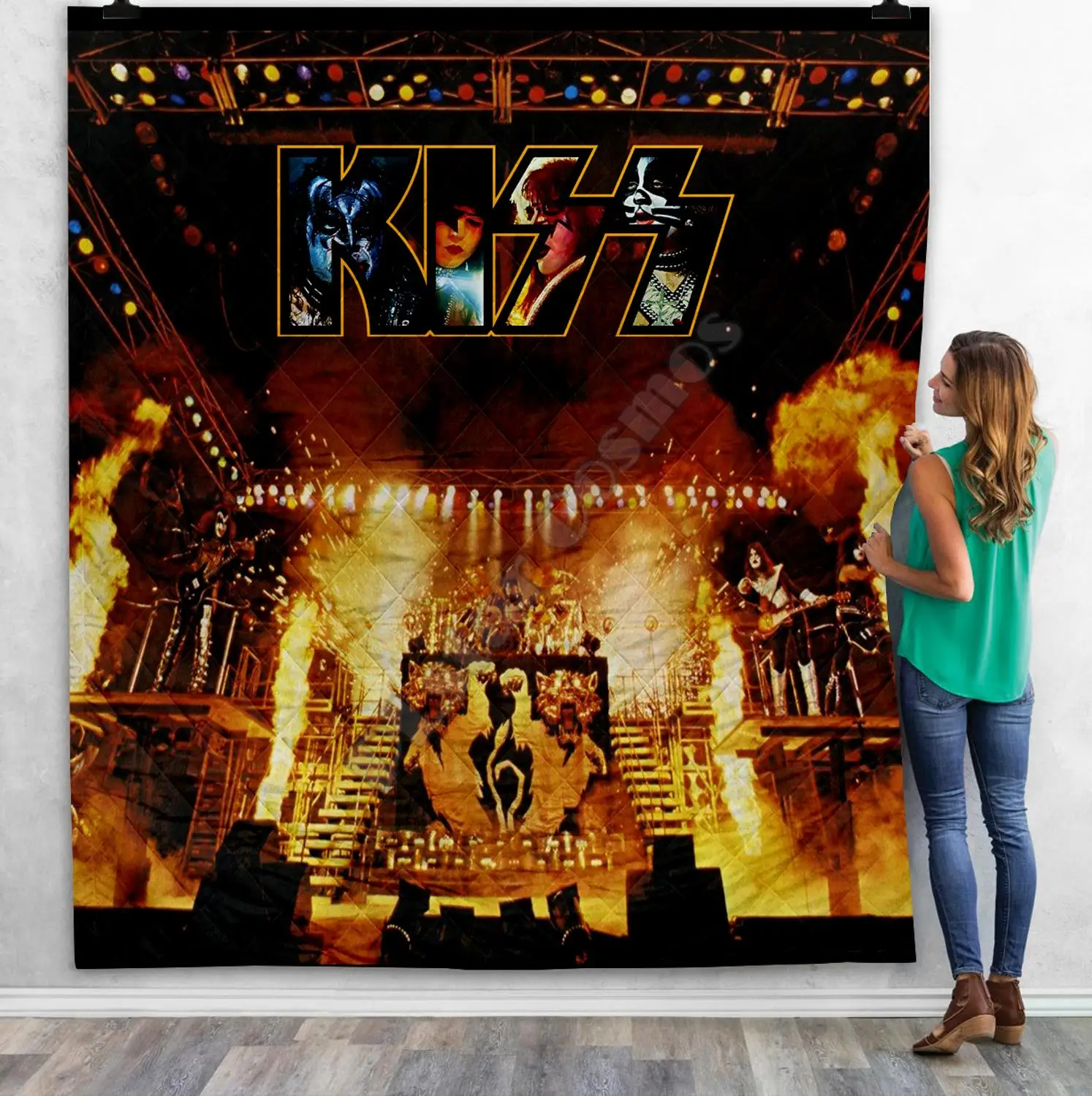 KISS Rock & Roll All Nite вечерние 3D одеяло для детей взрослых постельные принадлежности