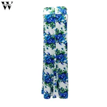 Womail женские юбки повседневные с высокой талией с цветочным принтом облегающие длинные юбки вечерние Клубные женские юбки Футляр зимние