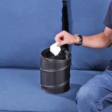 Практичная оксфордская ткань мусорная корзина мусорные баки водонепроницаемый автомобиль тонкой работы ведро складной дизайн внутреннего мусорного ведра