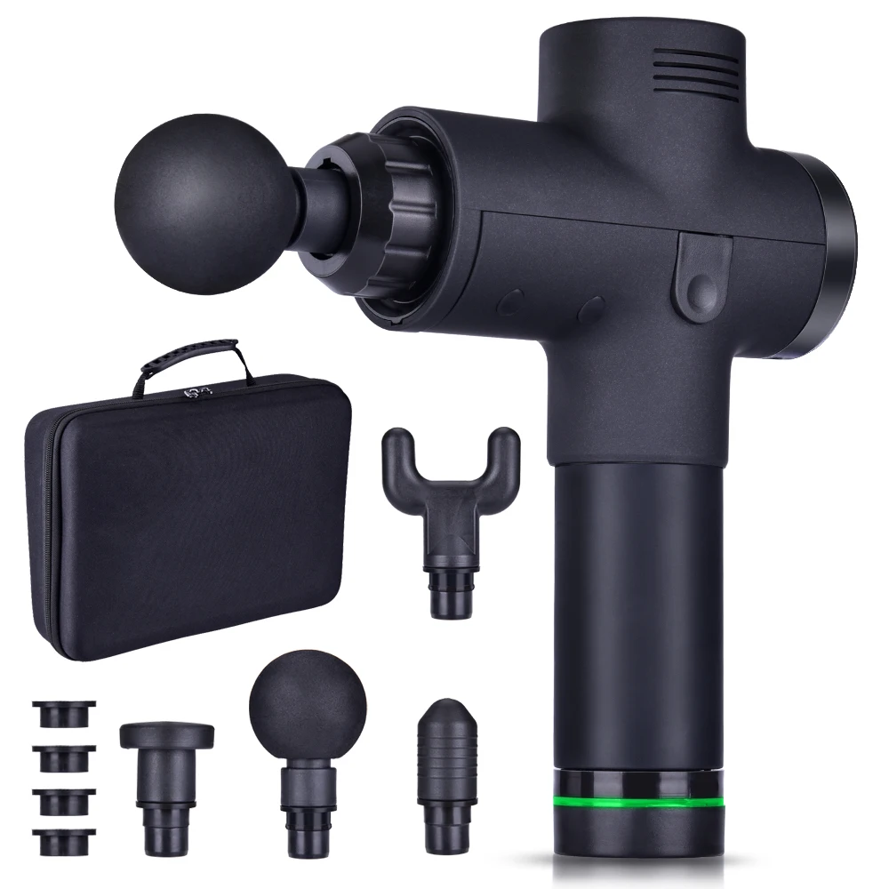 

Handheld Deep Tissue Massage Gun Muscle Massager Muscle Pain Management after Training Exercising Fitness Body Relaxation