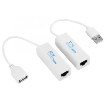 

USB 2.0 200M Extender RJ45 Ethernet Extension Cable Network Cable Adapter Hot