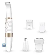 4in1 Perfect Bikini Trimmer Precision Facial Hair Precision Trimmer for Women Beauty Styler Shapes Trim Style Battery Operated