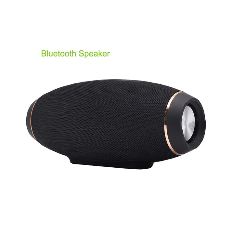Беспроводная Портативная колонка Bluetooth 4,2 динамик 30 Вт водонепроницаемый внешний бас эффект с power Bank USB AUX Mobile - Цвет: Black
