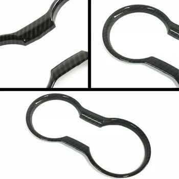 

Carbon Fiber Cup Holder Cover Trim Sticker Black High Quality Hot Sale