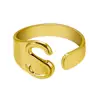 Gold Initials S