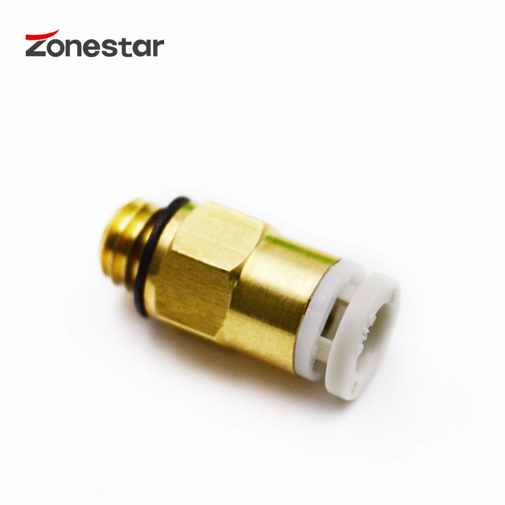 ZONESTAR 3D Принтера E3D V6 j глава PC4 01 Пневматический Разъемы 1.75 мм PTFE Трубки быстрой