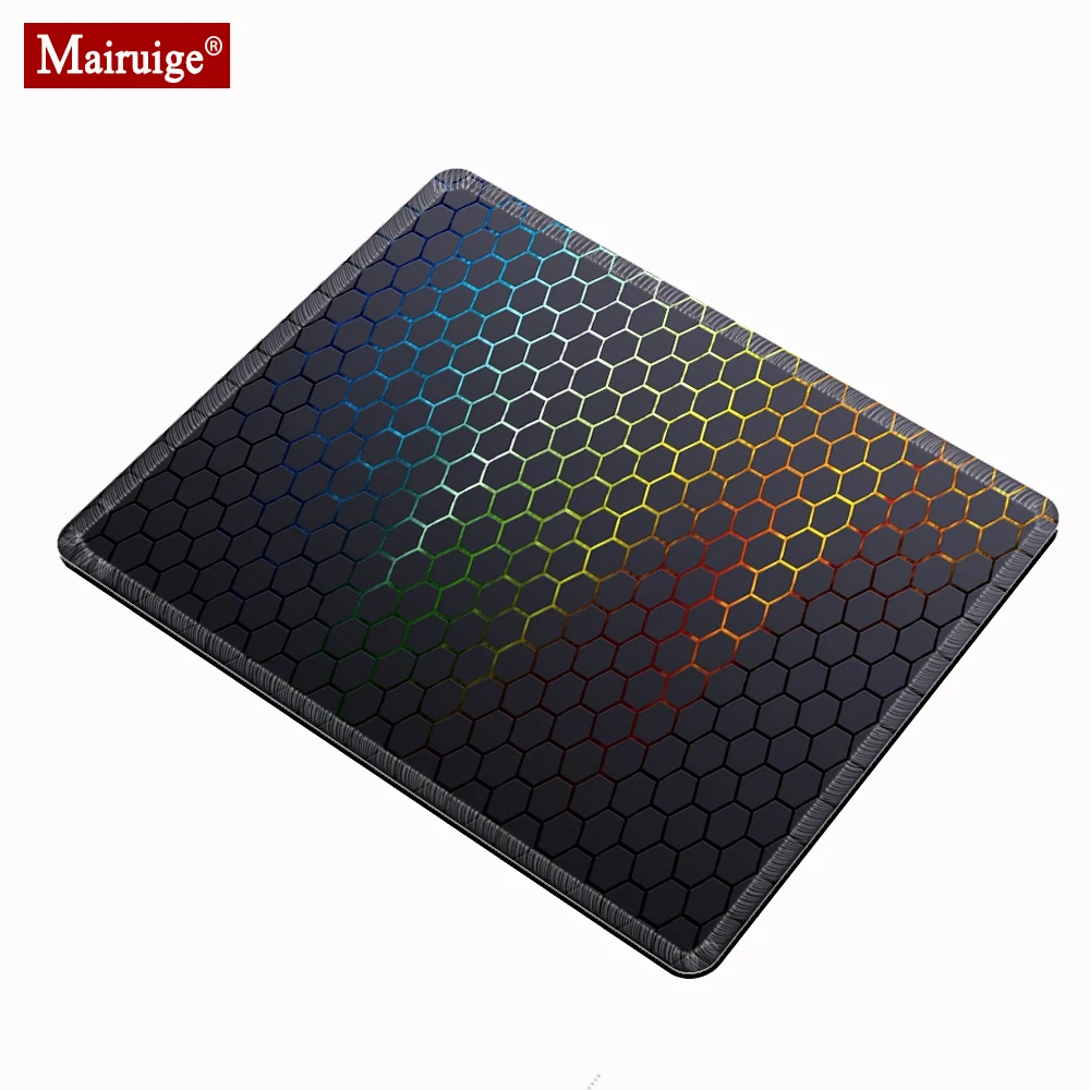 

Hexagon Texture Gaming Mouse Pad Small Computer Mat Laptop Tablet PC Abstract Texture Mousepad Desk Mat Rubber 22*18cm/29*25cm
