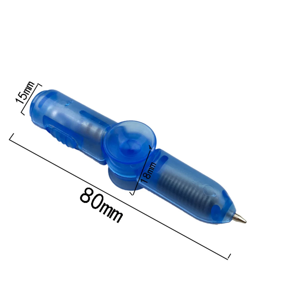 1/2/3 шт./компл. СВЕТОДИОДНЫЙ Красочный световой токарная обработка ручка гироскоп для кончиков пальцев Творческий Студент декомпрессии Шариковая ручка для офиса письменные инструмент