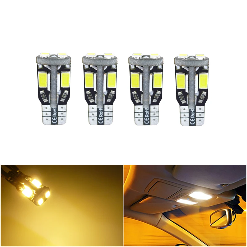 4x W5W T10 Светодиодная лампа для парковки автомобиля Volkswagen Golf Passat CC Scirocco Polo Tiguan Jetta Mk6