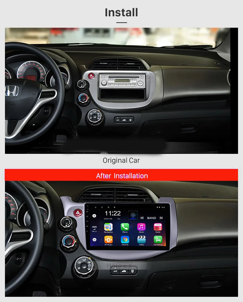 Sale Harfey 2Din Android 9.0/8.1 10.1" GPS Car Radio For Honda 2007 2008 2009 2010 2011 2012 2013 Multimedia Player Head Unit 1 Sale Harfey 2Din Android 9.0/8.1 10.1" GPS Car Radio For Honda 2007 2008 2009 2010 2011 2012 2013 Multimedia Player Head Unit 1