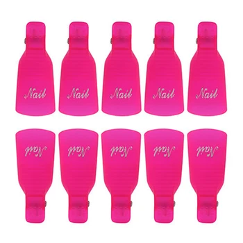 

10pcs Nail Clips Unloading Nail Clip Without Box Unloading Clamp Set Nail Armor Artifact Color Nail 4 Removal Unloading X7Z6