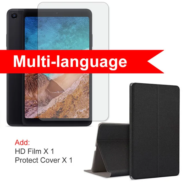 Black-Case Xiaomi mi Pad 4 OTG LTE/WiFi mi Pad 4 планшеты, " PC Snapdragon 660 Восьмиядерный 64G 1920x1200 13.0MP+ 5.0MP Cam 4G планшет - Комплект: Black-Case