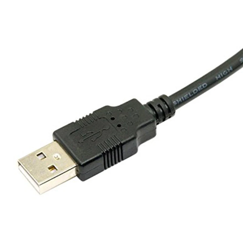 Мини-usb B Тип 5pin мужской прямоугольный 90 градусов к USB 2,0 Мужской кабель для передачи данных 1,8 м