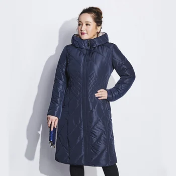 

2018 Frisky Women Winter Coat Jackets Thick Warm office ladies Down Jacket Female Fashion Casual Parkas Plus Size ukraine FR2738