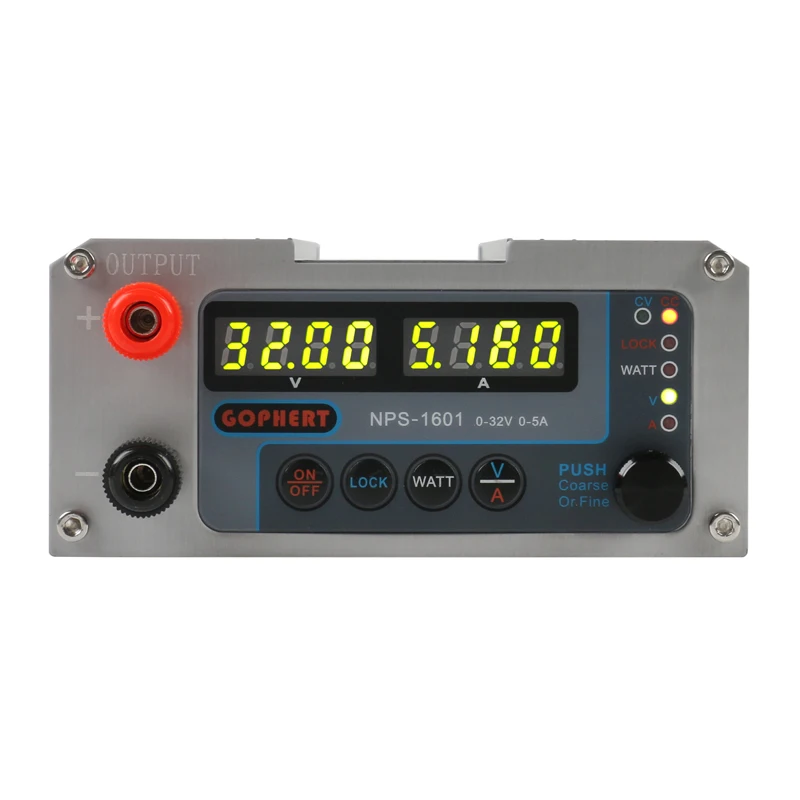 2019 NPS-1601 New Version Laboratory DIY Adjustable Digital Mini Switch DC Power Supply WATT With Lock Function 32V 30V 15V 5A-1