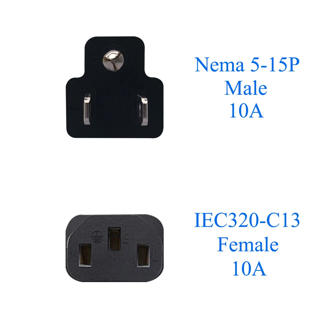JORINDO Nema 5 15P к IEC 320 C13 адаптер США 3 полюса папа Женский PDU APC UPS серверное устройство