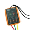 SM852B Phase Sequence Tester Indicator 3 Phase Rotation Tester Digital Phase Indicator Detector LED Meter 60V~600VAC Buzzer Bag 4