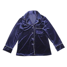 Женские мягкие пижамные комплекты из 2 предметов, домашняя одежда на пуговицах с длинным рукавом