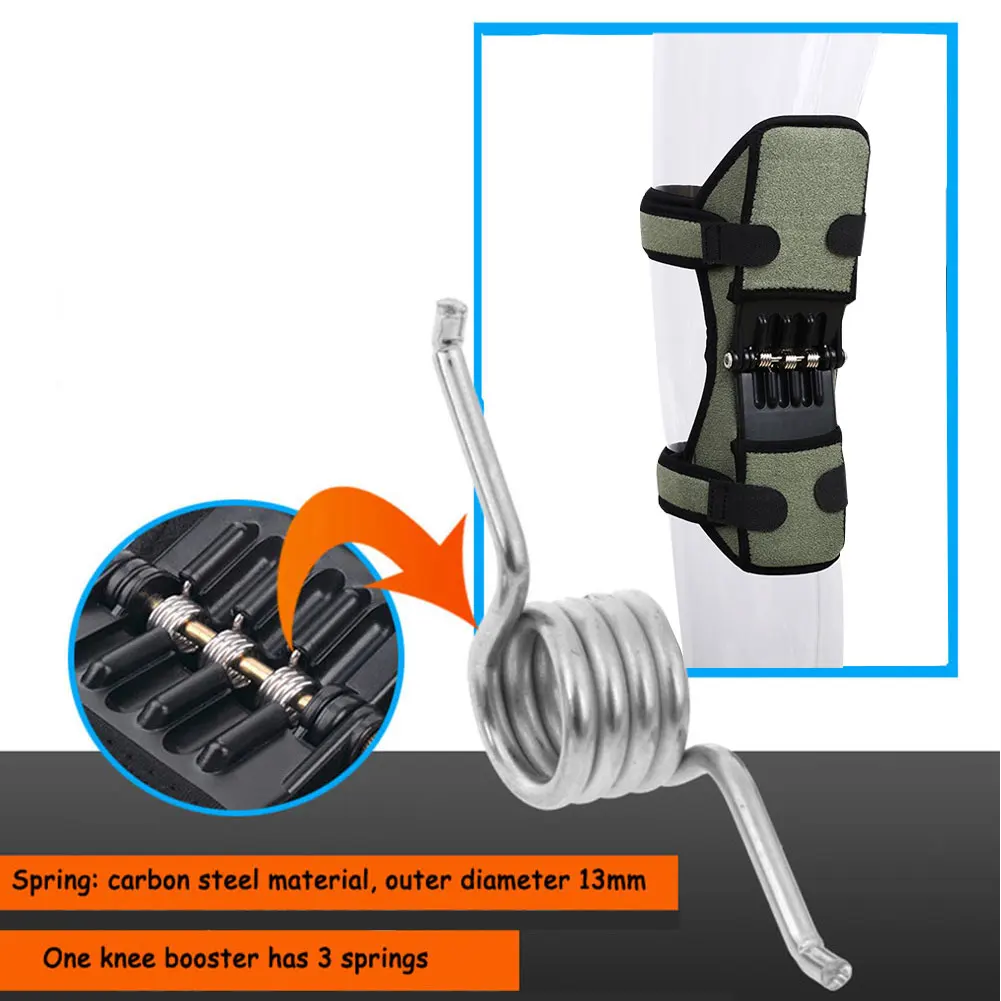 Knee Pad Black Joint Protection Knee Brace Alloy Silicone Padded Knee Sleeve Climb Fitness Booster Keep Warm