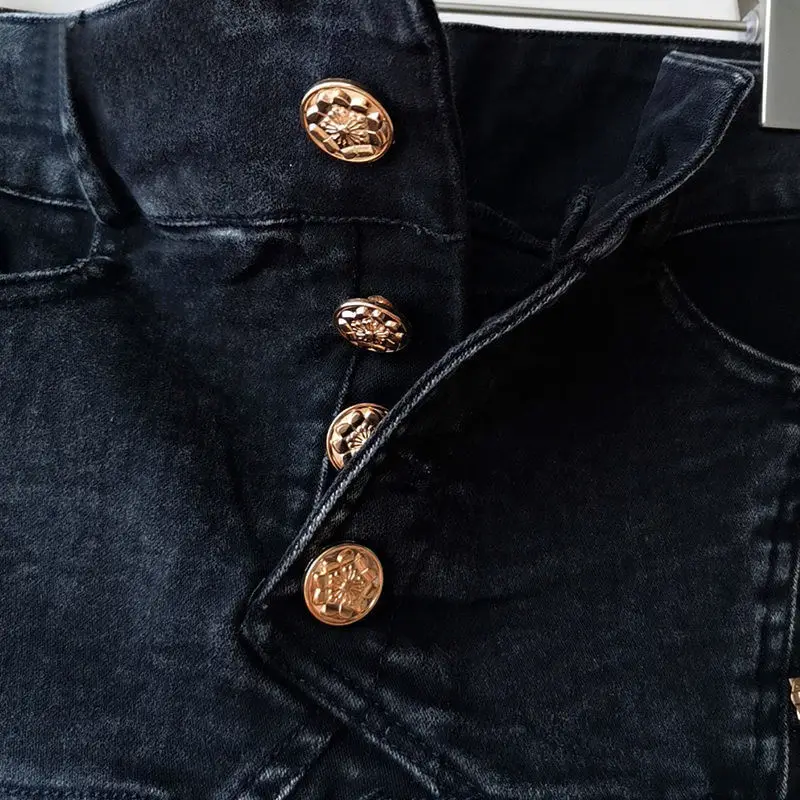 2025 sommer Neue Trend Punk Stil Elastische Dünne Sexy Damen Tasche Hüfte Denim Rock Weibliche Jeans Mini Rock Passenden Gürtel mujer – Detail 16