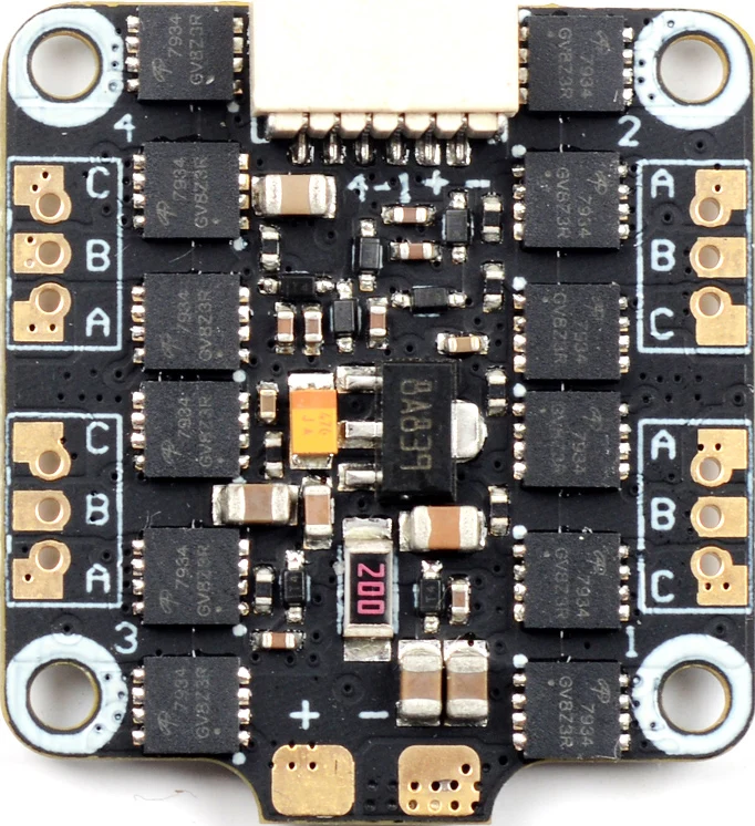 

TalonX 15A 4 in 1 2-4S BLHeli_S/Dshot 600 ESC Electronic Speed Controller for RC Racing Drone Quadcopter Accessories