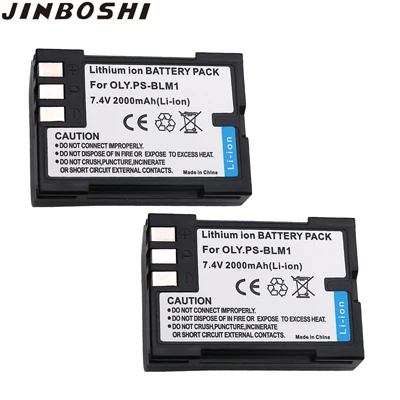 2X Battery 2 шт. PS-BLM1 BLM-1 BLM-01 PSBLM1 BLM1 CBattery+ ЖК дисплей Dual USB зарядка для Olympus E-300 E-330 E-500 E-510 C-5060 C-7070 C-8080 E-1 - Цвет: 2X Battery