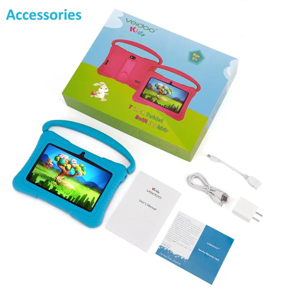 

Kids Gift Kids Tablet WIFI 1G RAM 16GB ROM Android8.1 Education Game Tablet Pc