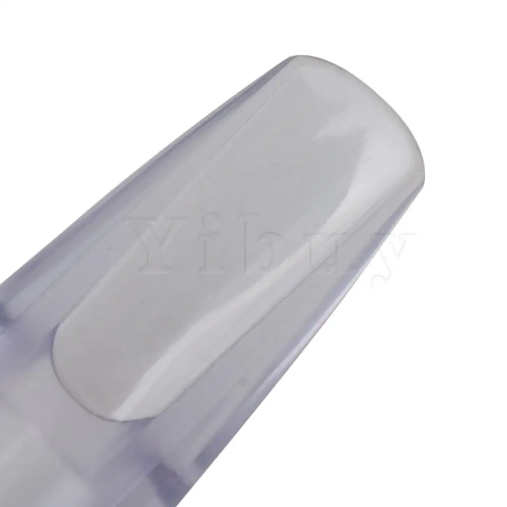 Yibuy 9# акриловые позолоченные края мундштук для B плоский тенор саксофон