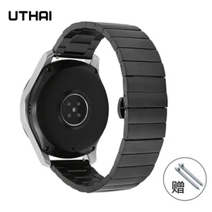 UTHAI P52 Bracelets Suitable For Huawei Moto Gt  Watch  For Samsung Watch Sports Stainless Steel Switch Hand Strap 2021 Hot Sale