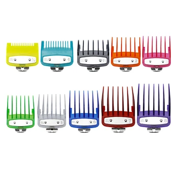 

1Set/10Pcs Colorful Clipper Guide Combs Replacement Guards Set Fits for Most All Full Size for Wahl Hair Clippers