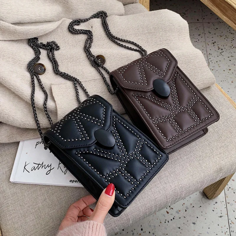 

Autumn And Winter Popular Bag Women's 2020 New Style Fashion Korean-style Retro Shoulder Square Sling Bag Versatile Shoulder Cha