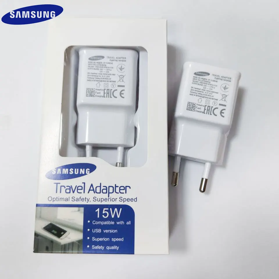 Быстрое зарядное устройство samsung usb адаптер питания быстрая зарядка кабель 1 2 м