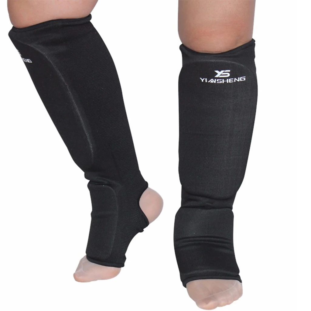 Cotton Instep Shin Guard Karate/Sanda/Taekwondo/Muay Thai/Boxing Leggings Ankle Support Protection Foot Brace Equipment