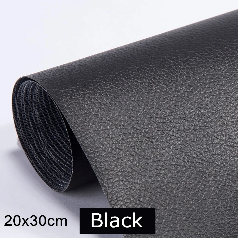 Self-Adhesive PU Leather Repair Patch - 20x30cm Synthetic Imitation Leather Sheet
