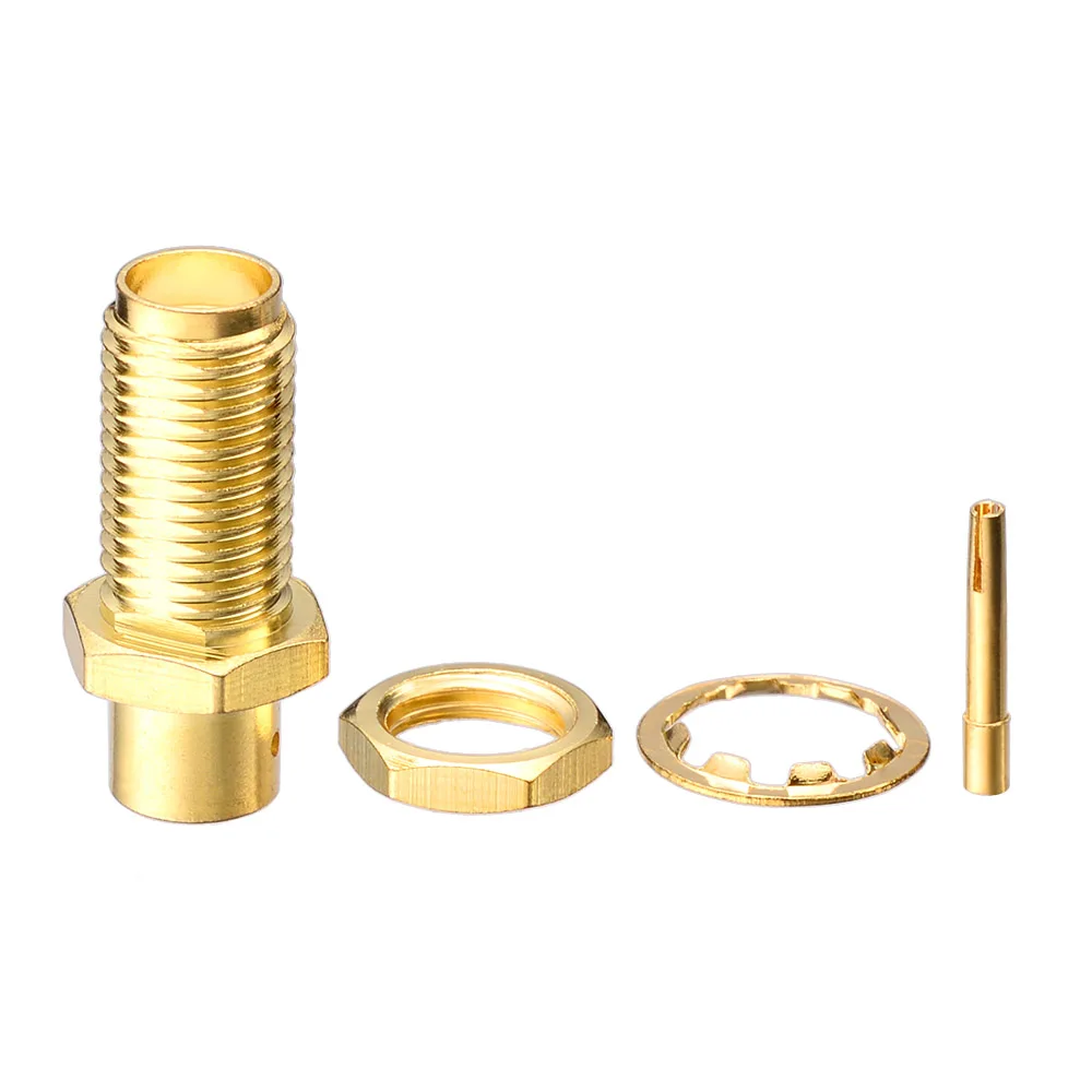 SMA Male Straight RF Coaxial Connector for Semi Rigid Cable