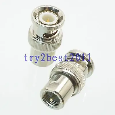 DHL/EMS 50 комплектов 1pce разъем адаптера BNC штифт для заглушка FME pin RF коаксиальный Прямой-C1