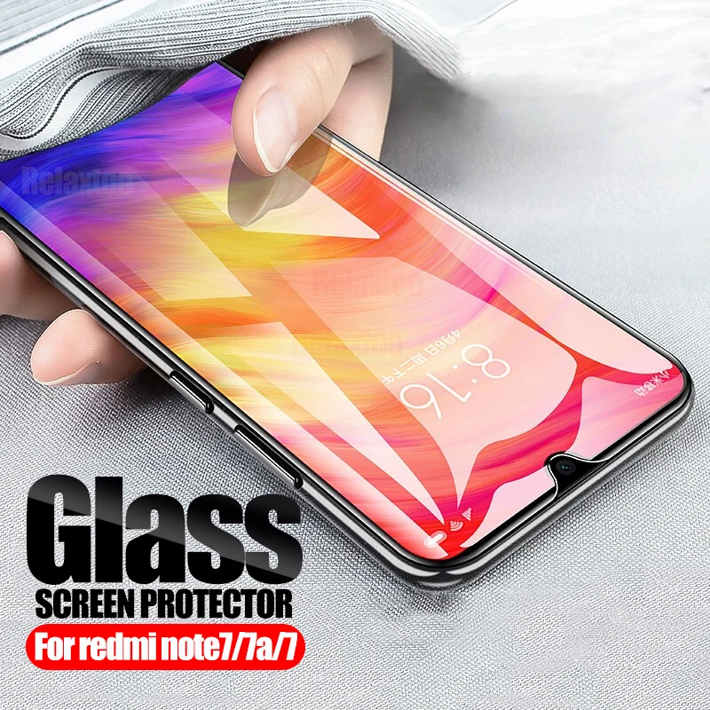 

protective Glass For xiaomi redmi note 7 safety Glass redmi 7a tempered glas on xaomi redmi7 a note7 not 7 screen protector Film