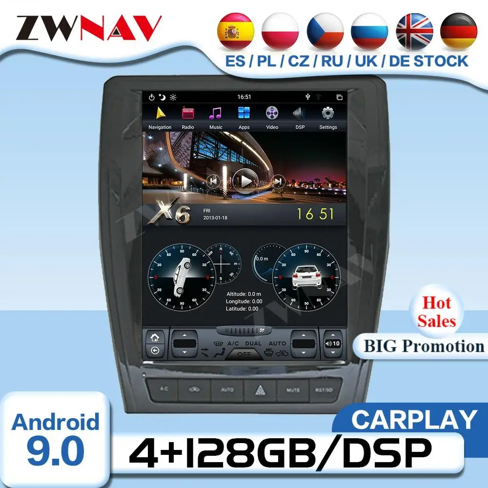 Carplay Tesla Screen Android 9.0 Multimedia Per Great Wall Hava H2 2016 2017 2018 Gps Radio Receiver Auto Audio Stereo Head Unit