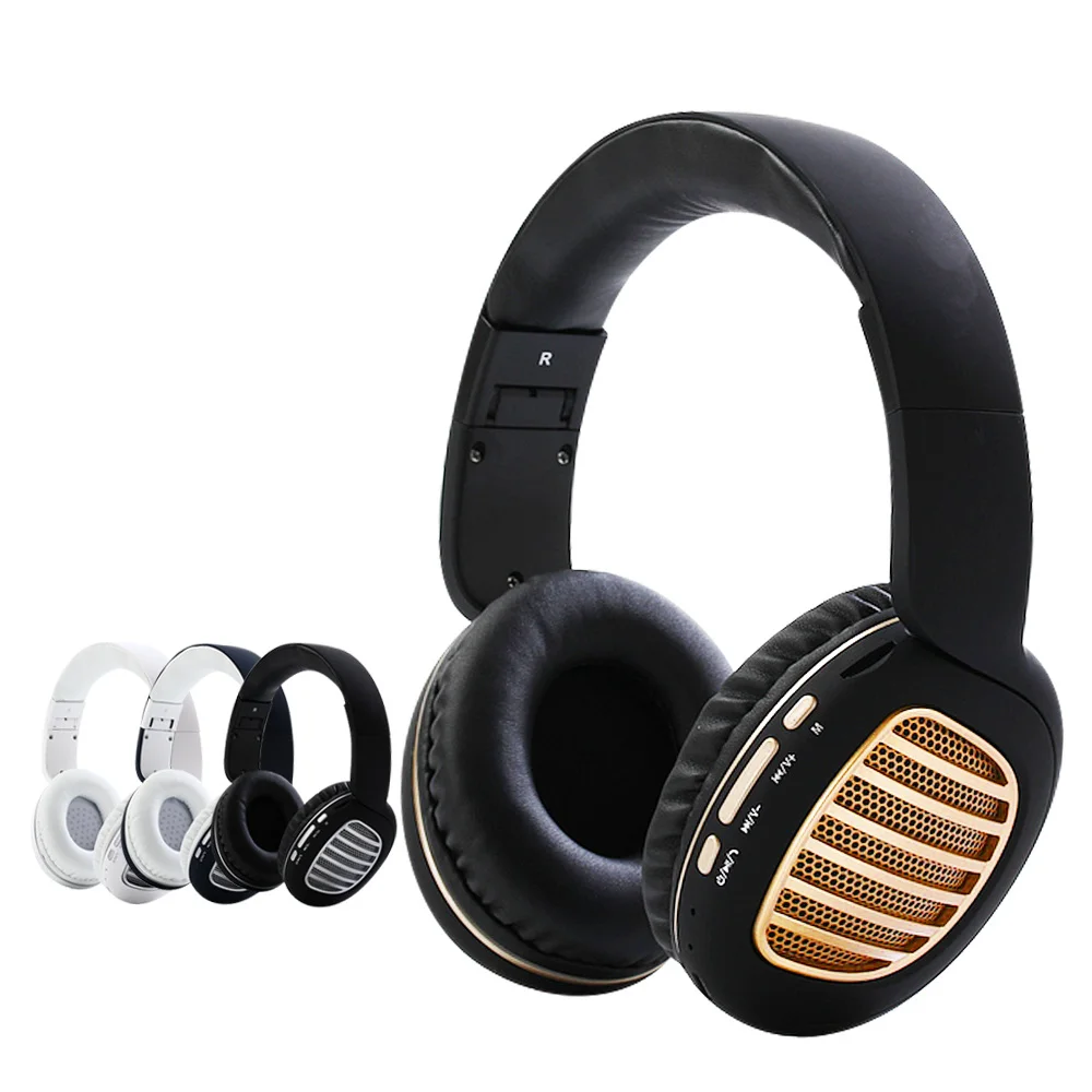 Wireless Headphones Bluetooth Headset Active Noise Cancelling Stereo Earphone with Mic Support TF Card for Huawei Xiaomi IPhone